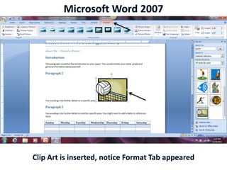 Microsoft Word 2007