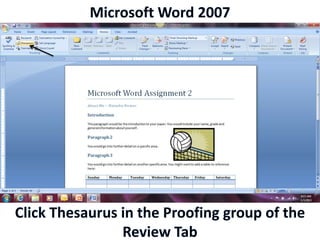 Microsoft Word 2007