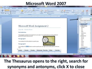 Microsoft Word 2007