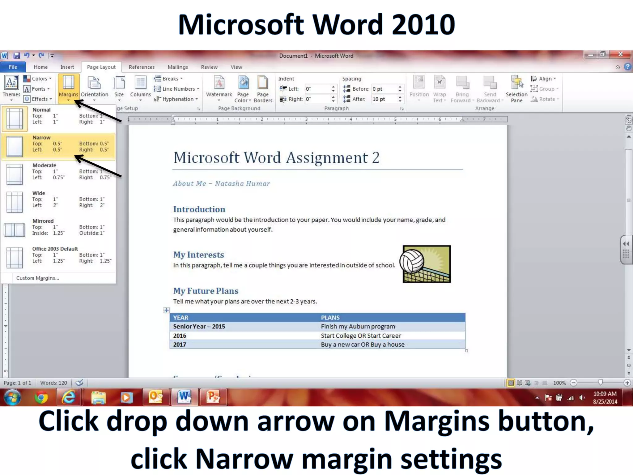 Productivity Programs - Word 2010
