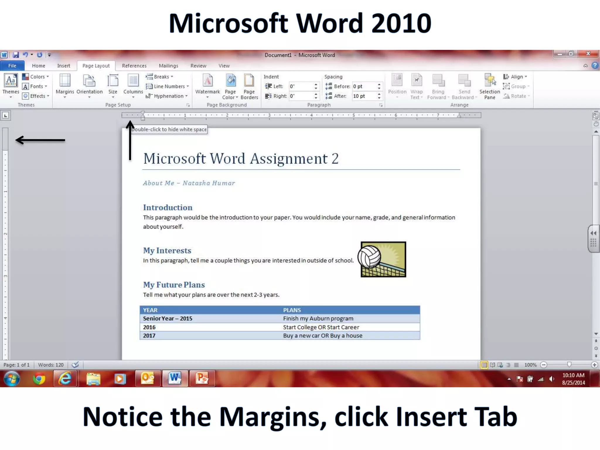 Productivity Programs - Word 2010