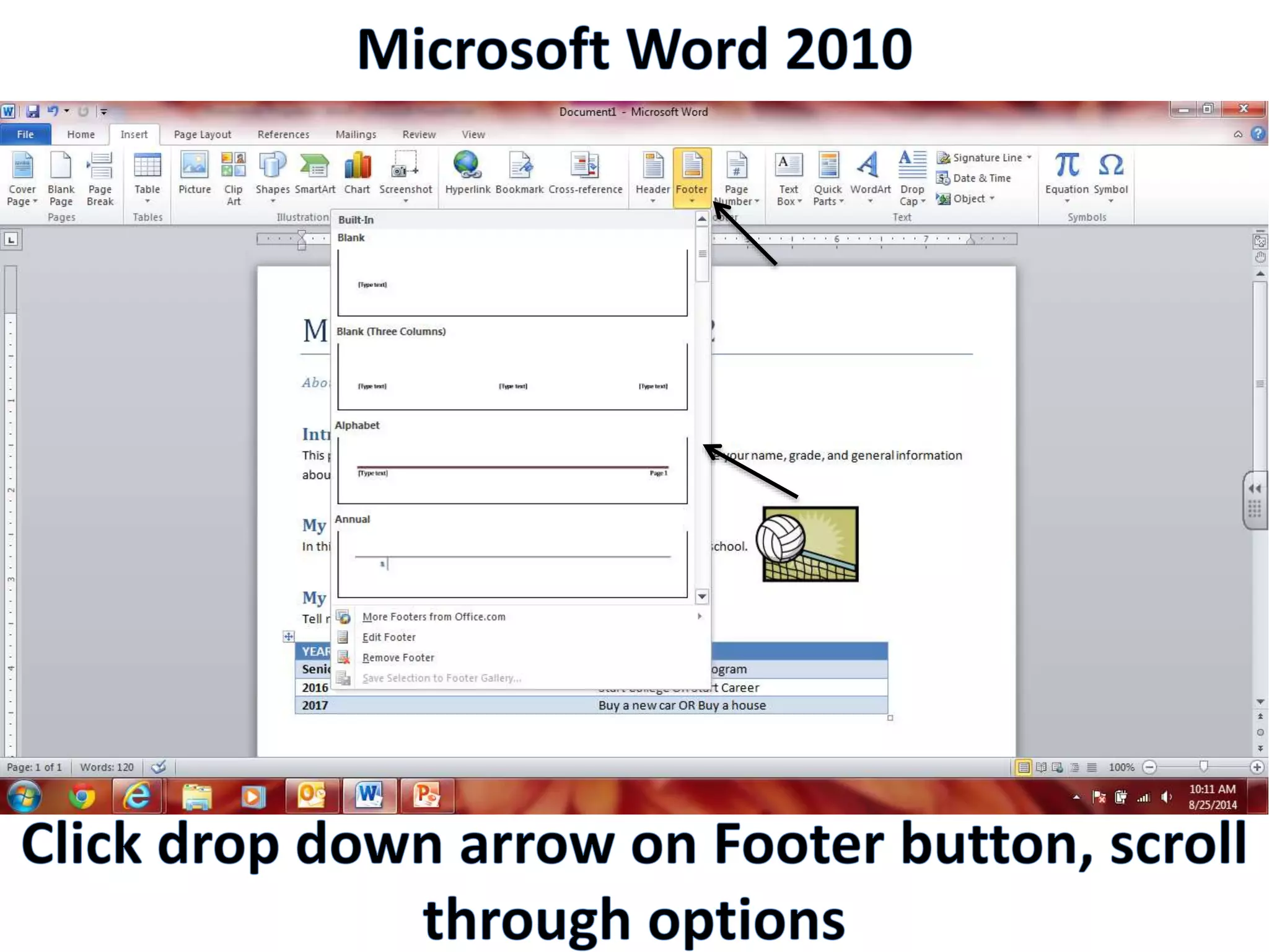 Productivity Programs - Word 2010