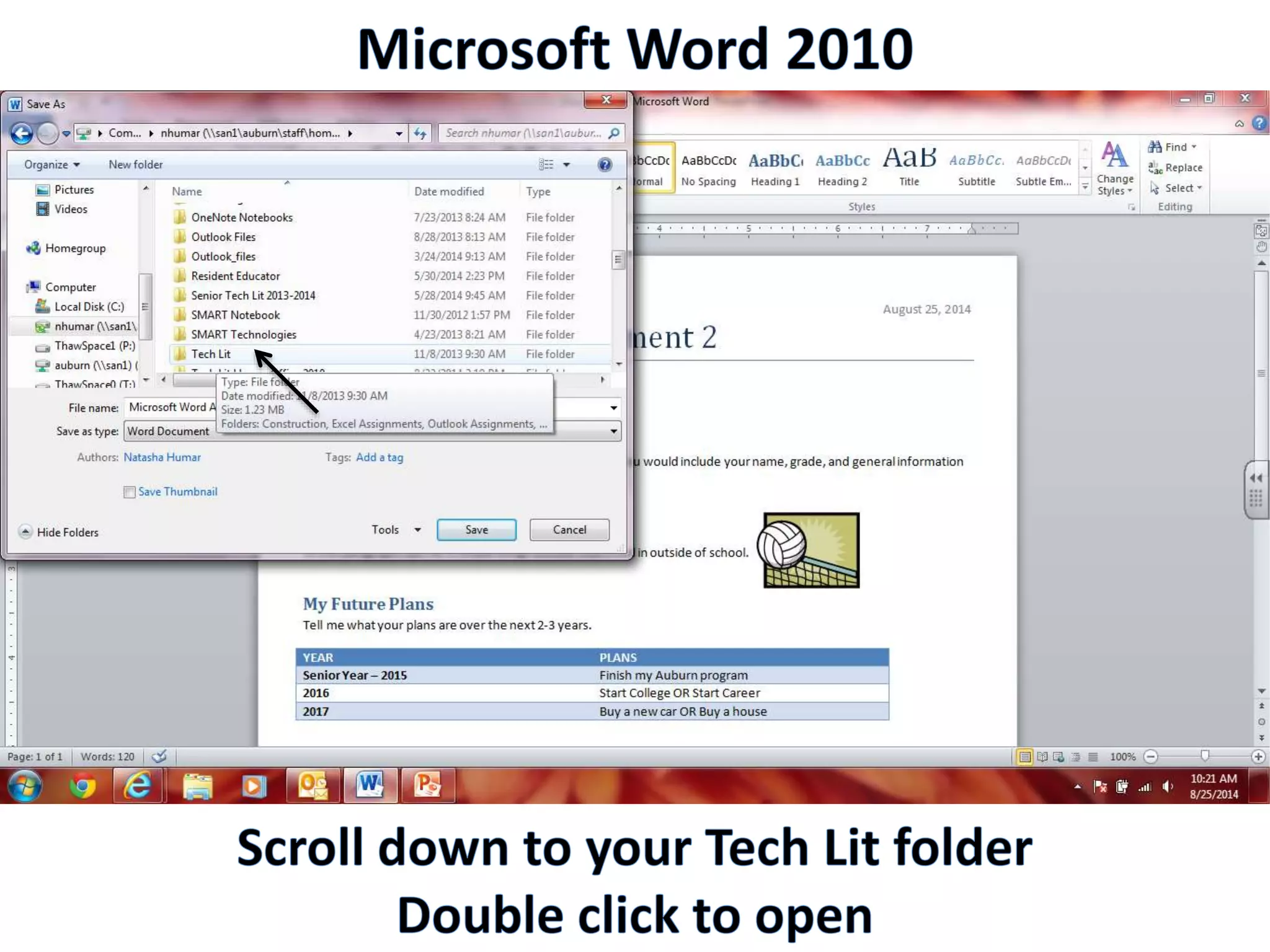 Productivity Programs - Word 2010