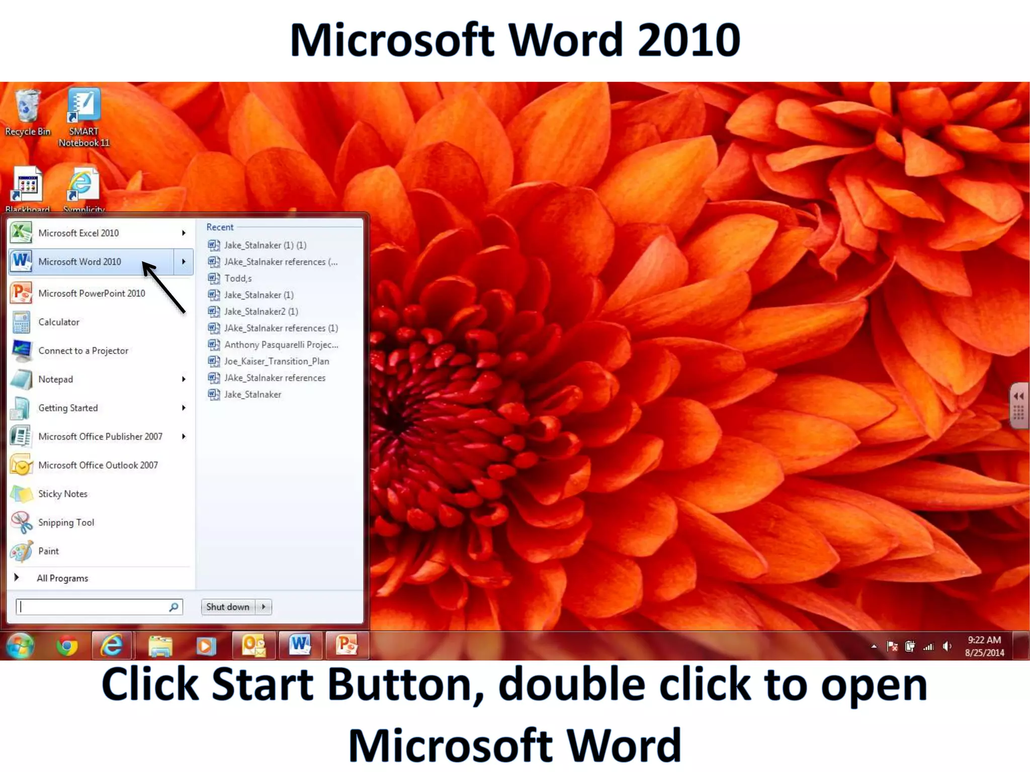 Productivity Programs - Word 2010
