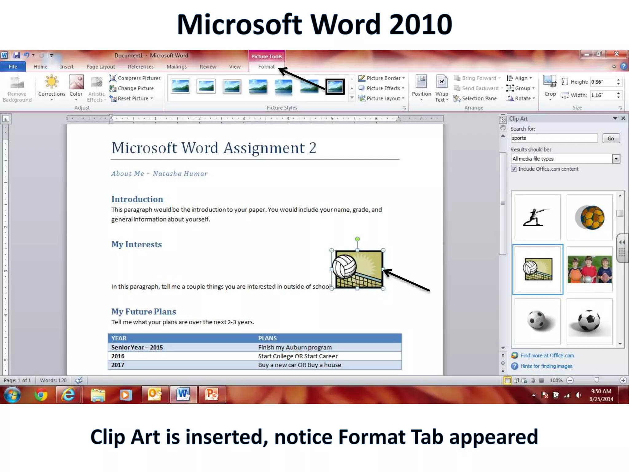 Productivity Programs - Word 2010