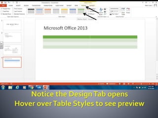 Productivity programs powerpoint assignment
