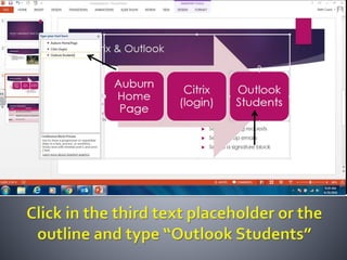 Productivity programs powerpoint assignment