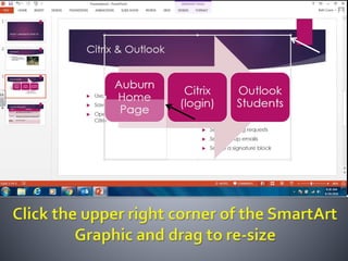 Productivity programs powerpoint assignment