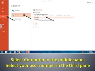 Productivity programs powerpoint assignment
