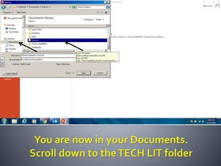 Productivity programs powerpoint assignment