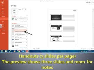 Productivity programs powerpoint assignment