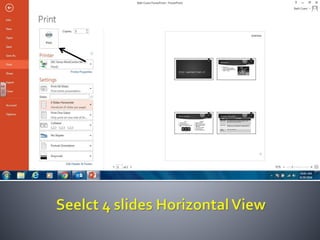 Productivity programs powerpoint assignment