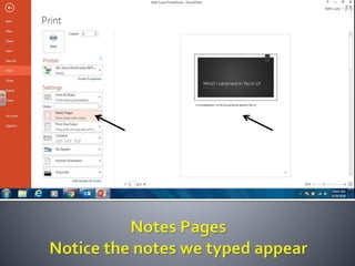 Productivity programs powerpoint assignment