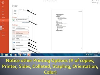 Productivity programs powerpoint assignment