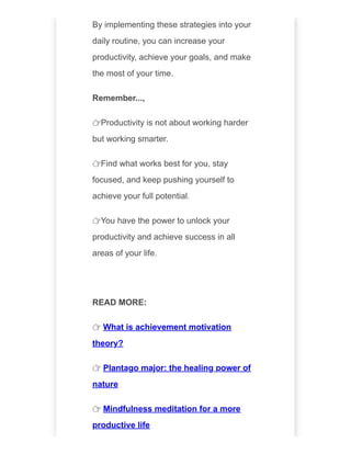 Productivity Secrets - How to Get More Done in Less Time.pdf