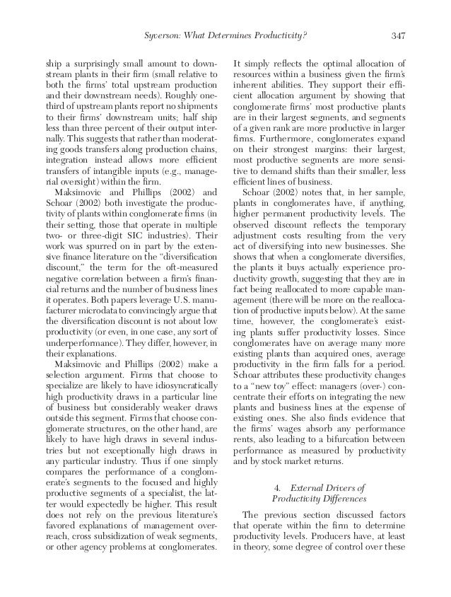 what determines productivity Chad syverson, along with nick bloom, john van reenen, pete klenow and many others, has been at the forefront of a really interesting new strand of the. what determines productivity Chad syverson, along with nick bloom, john van reenen, pete klenow and many others, has been at the forefront of a really interesting new strand of the.