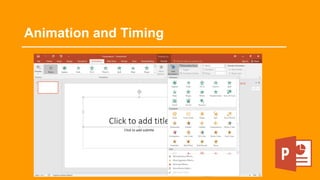 Animation and Timing
 