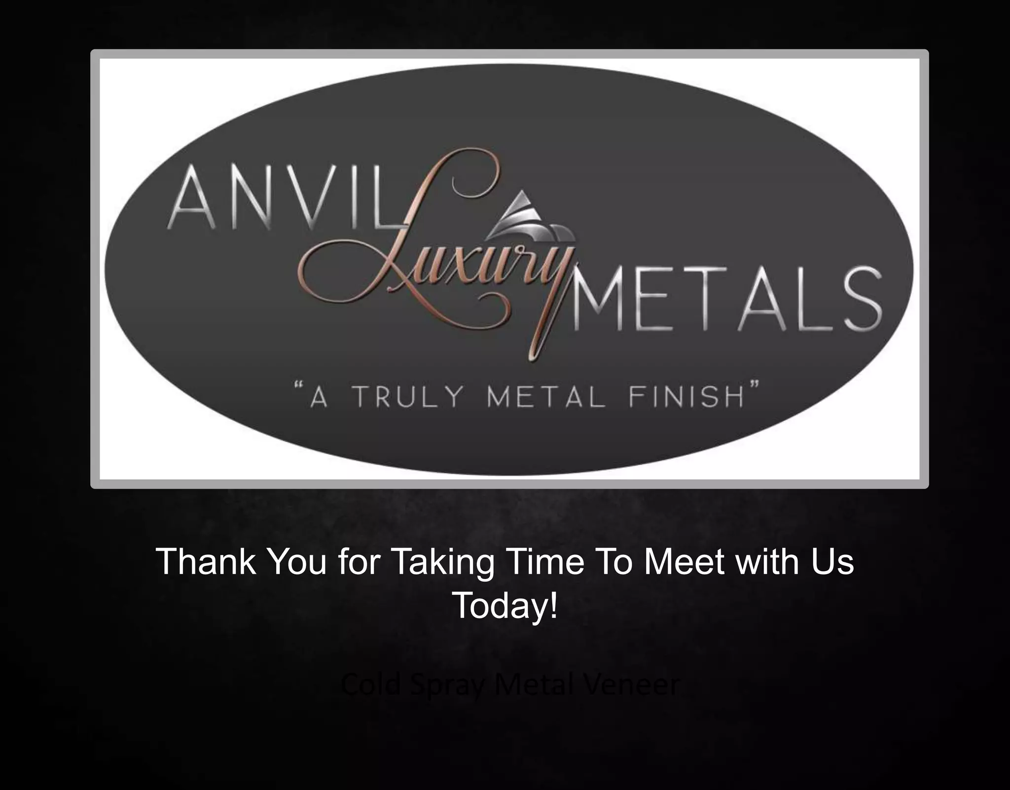 Anvil Luxury Metals Product knowledge PPTX Skin Care Beauty