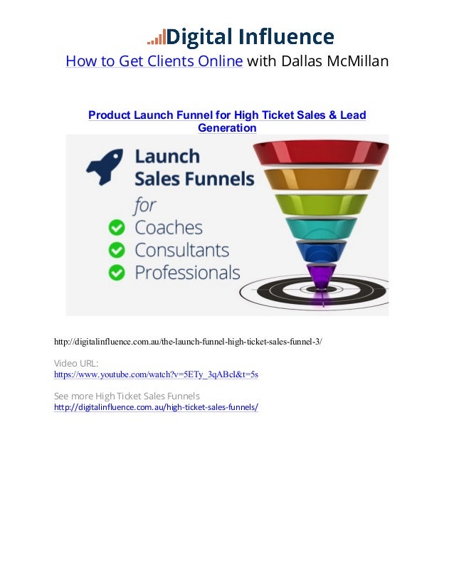 Product Launch Funnel for High Ticket Sales