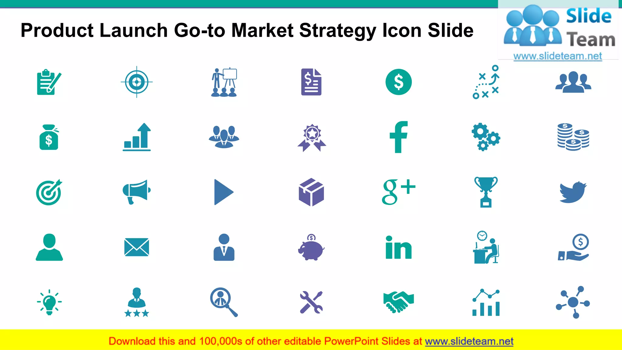 Product Launch Go-to Market Strategy Icon Slide
16
 