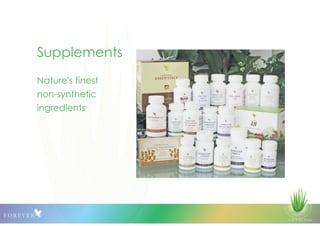 © 2013 QLS Group
Supplements
Nature's finest
non-synthetic
ingredients
 