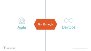 © 2019 Tasktop Technologies Incorporated.
Agile DevOps
Not Enough
 