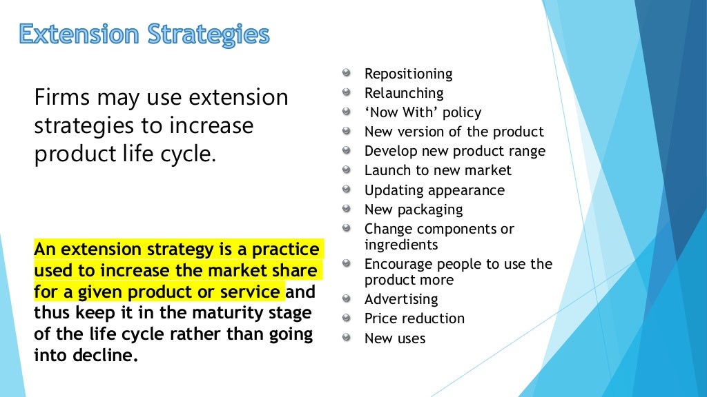 Product Life Cycle (Stages and Extension Strategies)