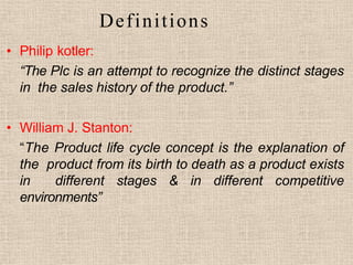Product lifecycle - with different  Dimensions 