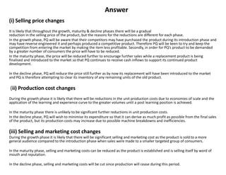 Manage the product cash flowsProduct Life CycleSalesEffects of ExtensionStrategiesTime