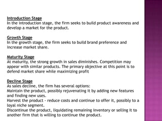 Product life cycle as per sales performance of brands (2) | PPTX