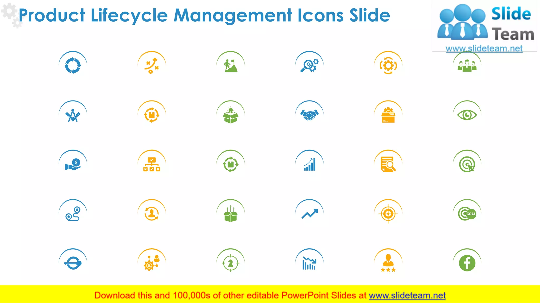 Product Lifecycle Management Icons Slide
16
 