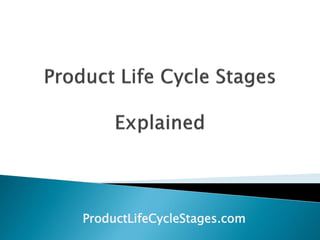 ProductLifeCycleStages.com
 