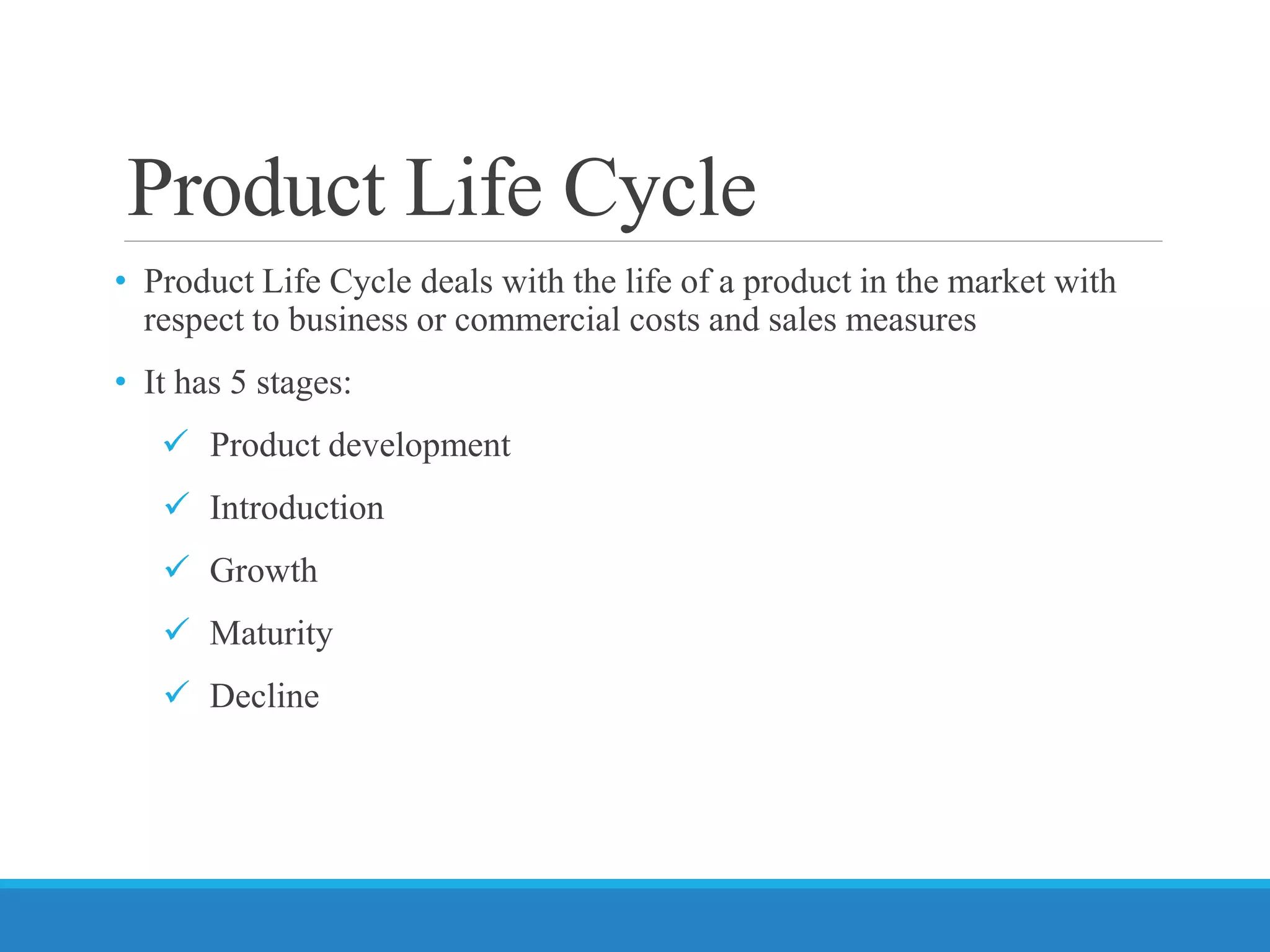 Product life cycle with example | PPTX | Sales | Business