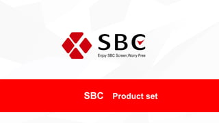 SBC Product set
 