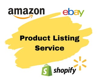 Product Listing
Service
 