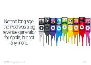 Not too long ago,
the iPod was a big
revenue generator
 for Apple, but not
     any more.


© 2014 Berlin Asong. All right...