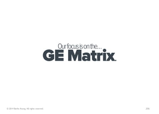 Our focus is on the…
                                       GE Matrix.

© 2014 Berlin Asong. All rights reserved.         ...