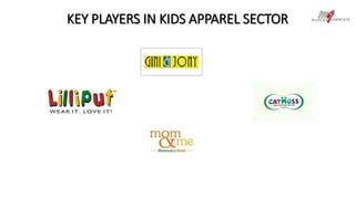 KEY PLAYERS IN KIDS APPAREL SECTOR 
 