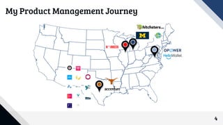4
My Product Management Journey
 