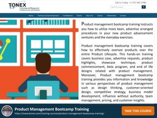 Product management bootcamp training instructs
you how to utilize more keen, advertise arranged
procedures in your new pro...