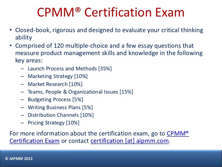 product manager certification