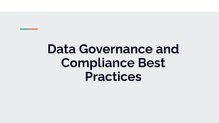 Driving Responsible Innovation: How to Navigate AI Governance & Data ...