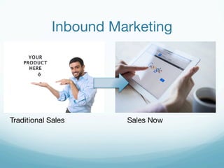 Inbound Marketing 
Traditional Sales 
Sales Now 
 