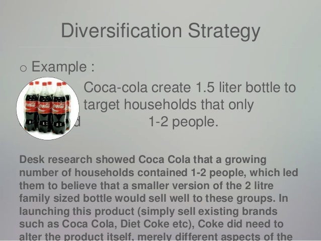 Diversification strategy market penetration