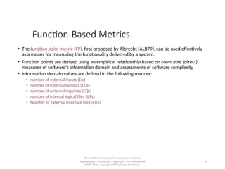 Software Theory product metrics 2024R.ppt