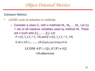 Software Theory product metrics 2024R.ppt