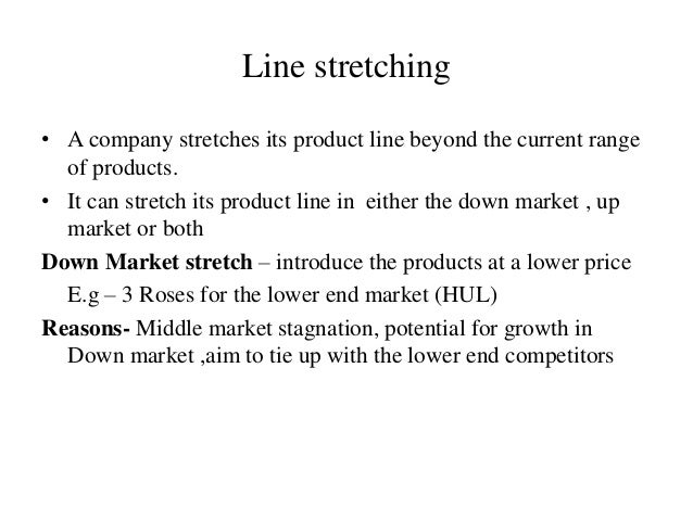 Product mix strategies trading up and trading down