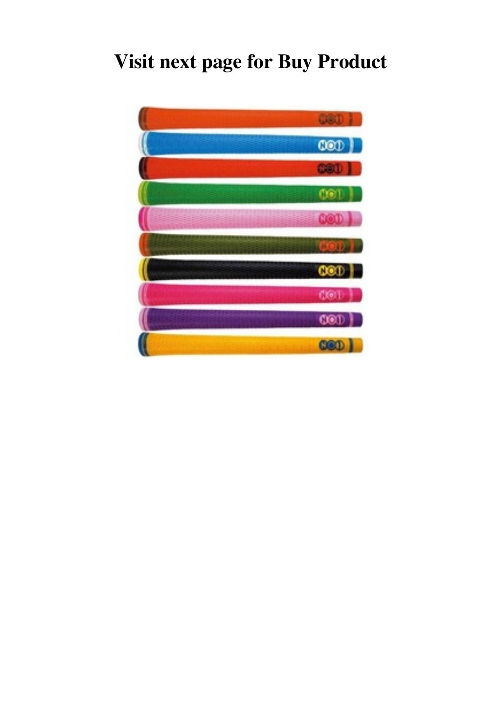 product NEW 10 pcsSet IOMIC NO. 1 Golf Grips 3 Colors Rubber Club Grips