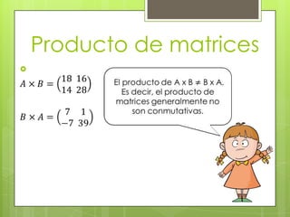 Producto de matrices


 