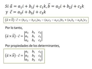 Por lo tanto,




Por propiedades de los determinantes,
 